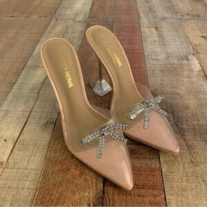 Fashion Nova sweet but sassy heels in nude